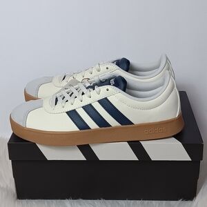 Adidas Women's VL Court Base White Navy Gum Casual Sneakers JI1766  Sz 7, 8, 8.5